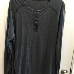 Lululemon Men's Long Sleeve Dark Gray Shirt L/XL See Dimensions